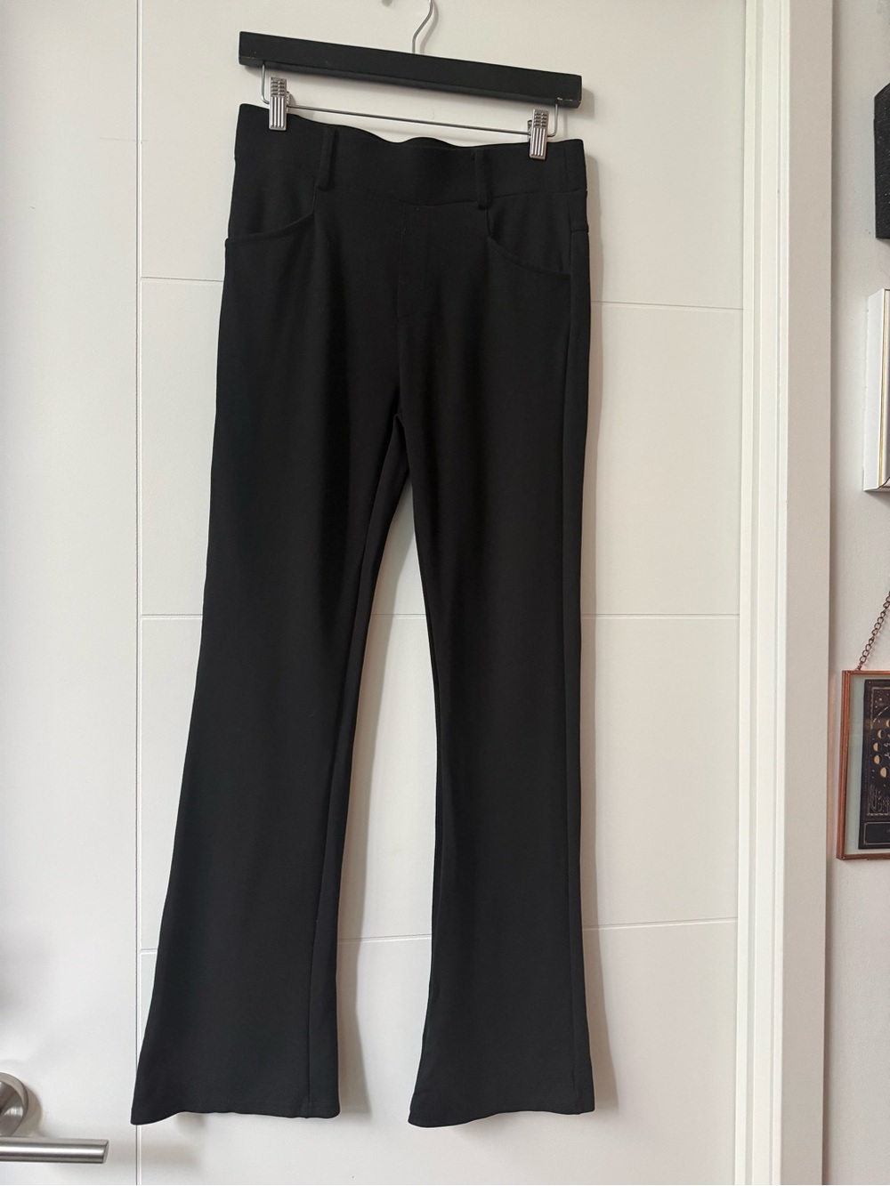 Women's Black Boot Cut Flare Pants - Sleek Everyday Style